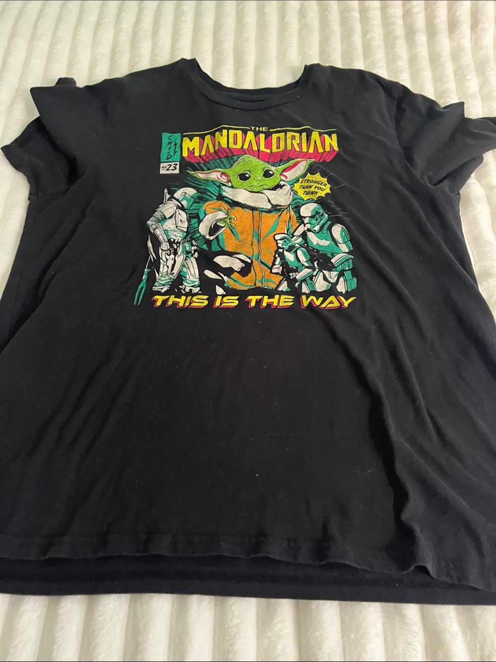 The Mandalorian 'This Is The Way' Short Sleeve Graphic Tee - Black